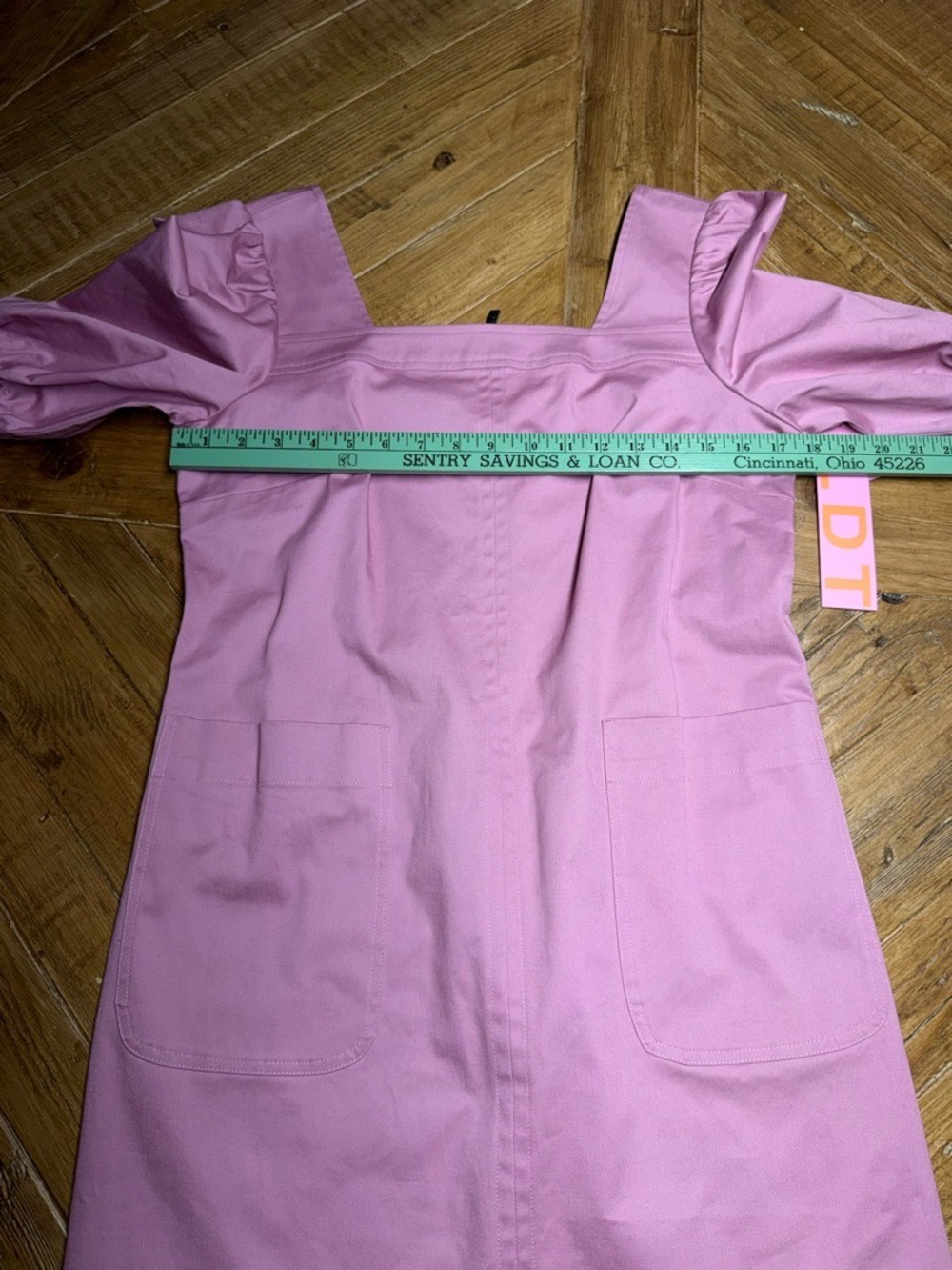 NWT LDT Le Superbe Mauve-a-lous Floral Princess Sleeve Midi Dress - 4 - Picture 8 of 11